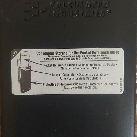 Qualifier Plus IIIx real estate pocket finance calculator - Picture 5 of 9